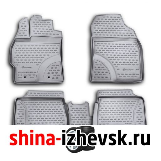 Коврик Autofamily коврик в салон полиуретановый черный для TOYOTA Prius III 2009- в Ижевске